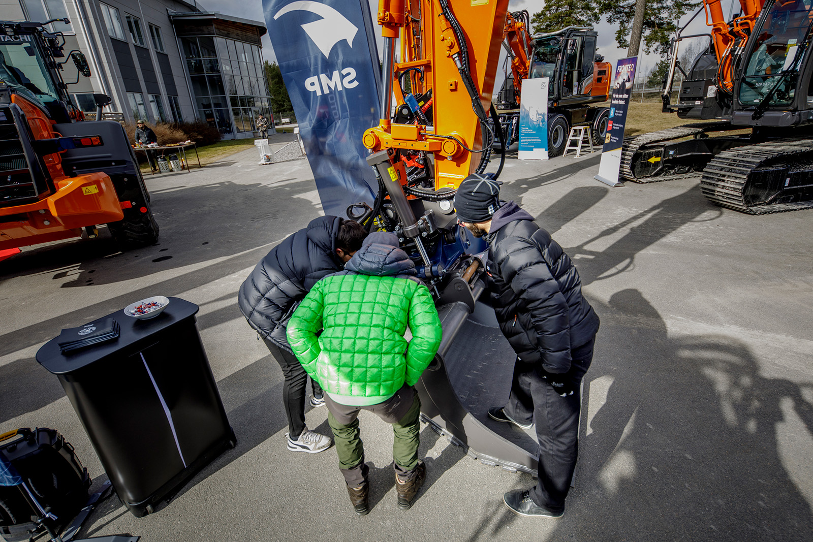 maskinvisning hos Berggrens